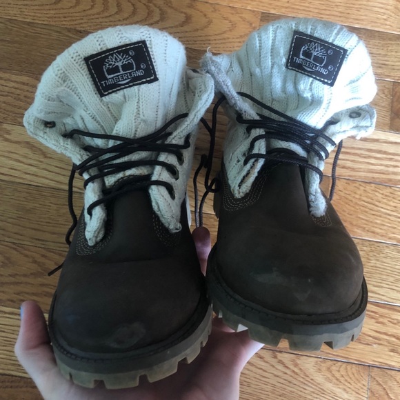 Timerbland | Women’s Leather Sweater Lace Boot 5 - Picture 5 of 8